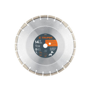 DID-3140C DISCO DE DIAMANTE, 14′ PARA CONCRETO» TRUPER
