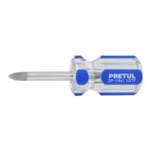 DP-1/4X1-1/2TP DESTORNILLADOR PUNTA PHILLIPS 1/4″ X 1-1/2″, MANGO PVC, PRETUL