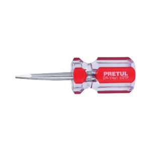 DR-1/4X1-1/2TP DESTORNILLADOR PUNTA PALA 1/4″ X 1-1/2″, MANGO PVC, PRETUL