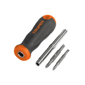 DT-4 DESTORNILLADOR 2 PUNTAS DOBLES Y BARRA CON 2 CAJAS HEXAGONALES TRUPER