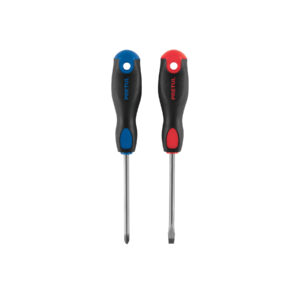 DUO-1/4X4BP DÚO DE DESTORNILLADORES, 1/4″ X 4″, MANGO COMFORT GRIP, PRETUL