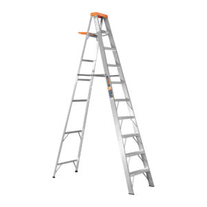 EST-29 ESCALERA DE TIJERA TIPO II, 9 ESCALONES, CON BANDEJA» TRUPER