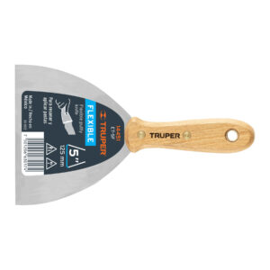 ET-5F ESPÁTULA FLEXIBLE, MANGO DE MADERA, 5′ TRUPER