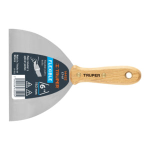 ET-6F ESPÁTULA FLEXIBLE, MANGO DE MADERA, 6′ TRUPER