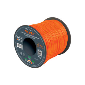 HTR5-95 HILO REDONDO PARA GUADAÑADORA, CARRETE, 437 M, 2.4 MM TRUPER