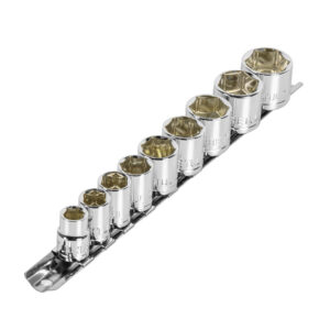 JD-3/8X10SAE-P JUEGO DE COPAS, MANDO 3/8″, 10 PIEZAS, PRETUL