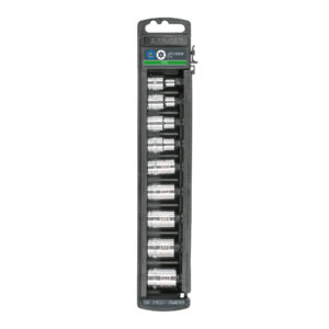 JDTH-3/8X9 JUEGO DE COPAS, PUNTA TORX, 3/8″, 9 PIEZAS TRUPER