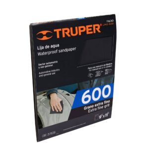 LIAG-600 LIJA DE AGUA, GRANO 600″ TRUPER