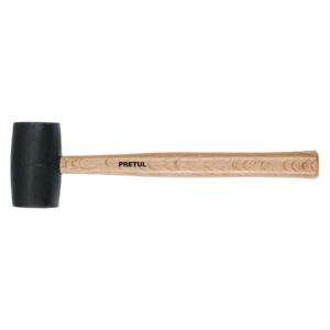 MH-24P MAZO DE GOMA, 24 OZ, PRETUL