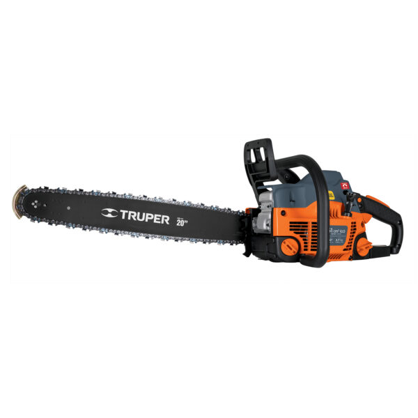 MOTOSIERRA A GASOLINA, MOTOR 51 CC, BARRA 20'" TRUPER MOT-5120