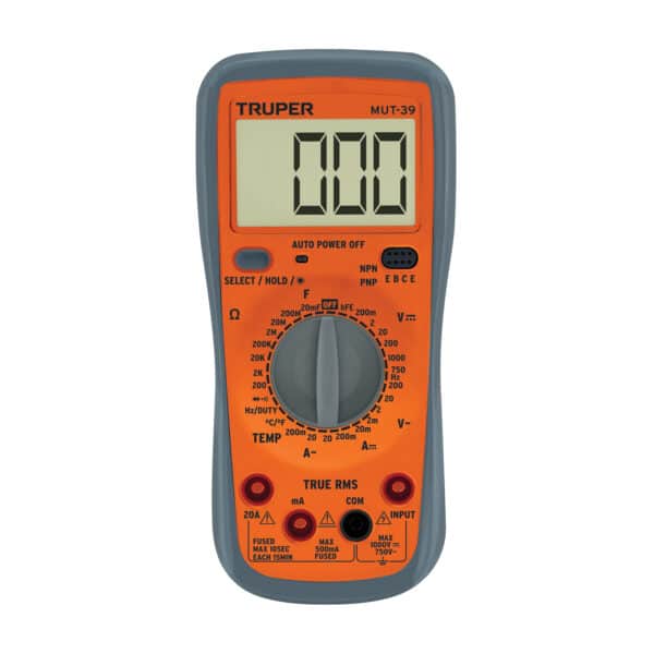 MULTITESTER DIGITAL PROFESIONAL TRUPER MUT-39