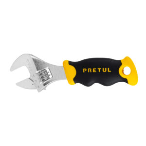 PECO-5P LLAVE AJUSTABLE (PERICO CORTO), CROMADO 5', CON GRIP" PRETUL