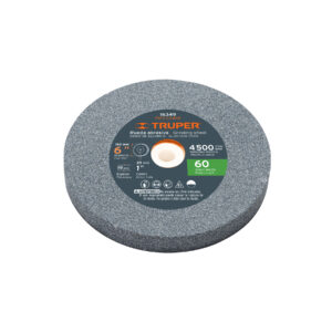 PIES-63460 PIEDRA PARA ESMERIL 6" X 3/4" ÓXIDO DE ALUMINIO, GRANO 60 TRUPER
