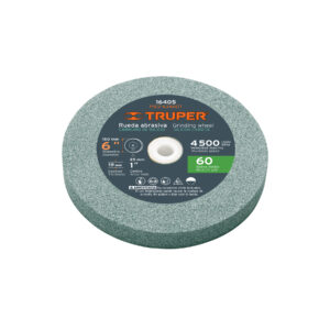 PIES-63460T PIEDRA PARA ESMERIL 6" X 3/4", CARBURO DE SILICIO, GRANO 60 TRUPER