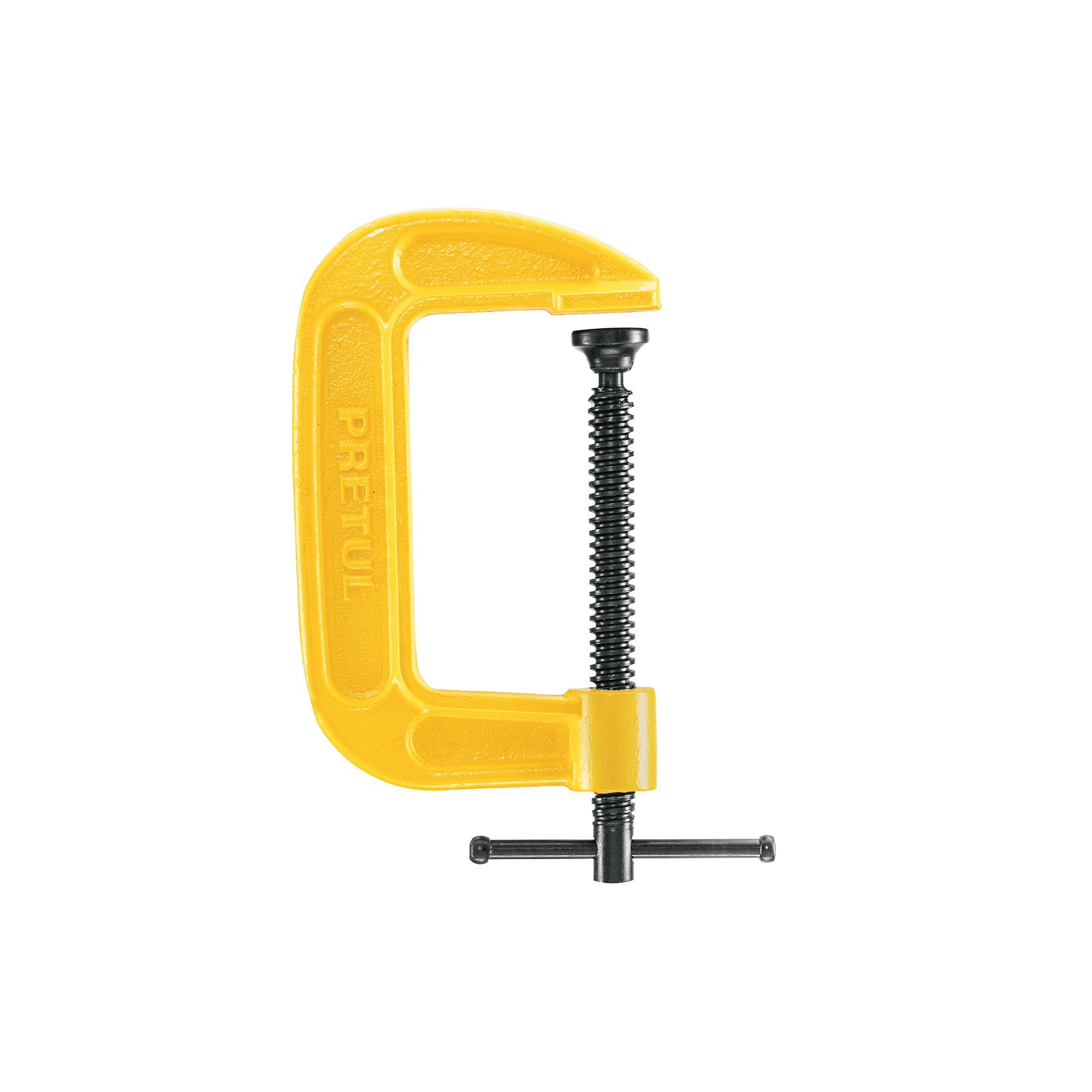 PRENSA EN C DE HIERRO NODULAR PARA CARPINTERÍA, 3", PRETUL PNT-3P