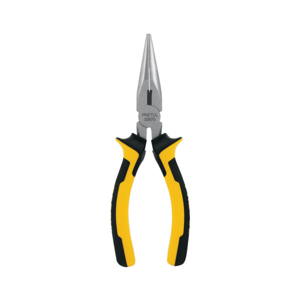ALICATE DE PUNTA LARGA 6", MANGO COMFORT GRIP, PRETUL PPC-6PX