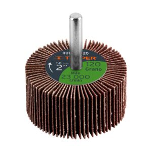 RUFLA-2120 RUEDA FLAP DE 2″, GRANO 120 TRUPER