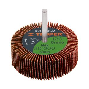RUFLA-3120 RUEDA FLAP DE 3″, GRANO 120 TRUPER