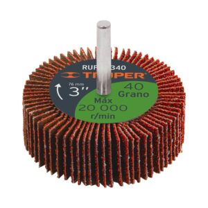 RUFLA-340 RUEDA FLAP DE 3″, GRANO 40 TRUPER