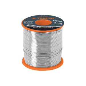 SOL-60/40 SOLDADURA NÚCLEO DE RESINA 60/40 PARA ELECTRÓNICA TRUPER