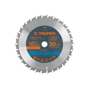 ST-1030 DISCO SIERRA P/MADERA 10″, 30 DIENTES, CENTRO 5/8″ TRUPER
