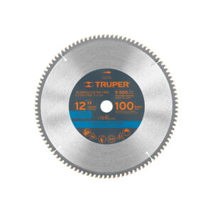 ST-12100A DISCO SIERRA P/ALUMINIO 12″, 100 DIENTES, CENTRO 1″ TRUPER