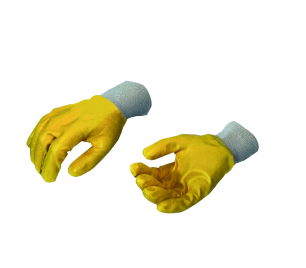 GUANTE BUILD GUANTE EN LONA RECUBIERTO EN NITRILO AMARILLO, PUÑO ELÁSTICO CERRADO BOUYAN TALLA 9,10