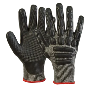 GUANTE ULTRASAFE DEFENDER 13″ NEGRO Talla 8 STEELPRO