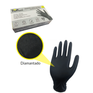 GUANTE MAX 8 100% NITRILO CALIBRE 4 LISO INDUSTRIAL SIN TALCO BOUYAN TALLA M,L,XL