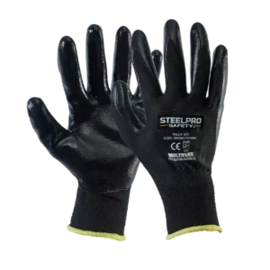 GUANTE MULTIFLEX POLYESTER NITRILO L MARCA STEELPRO