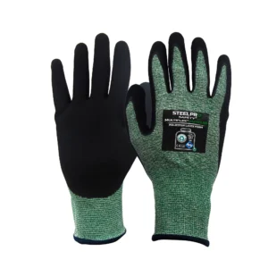 GUANTE MULTIFLEX RECYCLED POLYESTER LATEX FOAM SANITIZADO – L MARCA STEELPRO