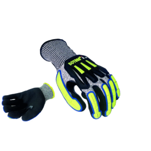 GUANTE POWER SHARK ANTI-IMPACTO, ANTICORTE NIVEL 5, PE CON RECUBRIMIENTO EN NITRILO, REFUERZO ENTRE PULGAR E ÍNDICE Y MOLDES EN TPR BOUYAN TALLA 8,9,10
