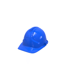 Casco Epi Armour Ratchet Worker dieléctrico fabricado en material de polietileno de alta densidad color Azul Marca EPI