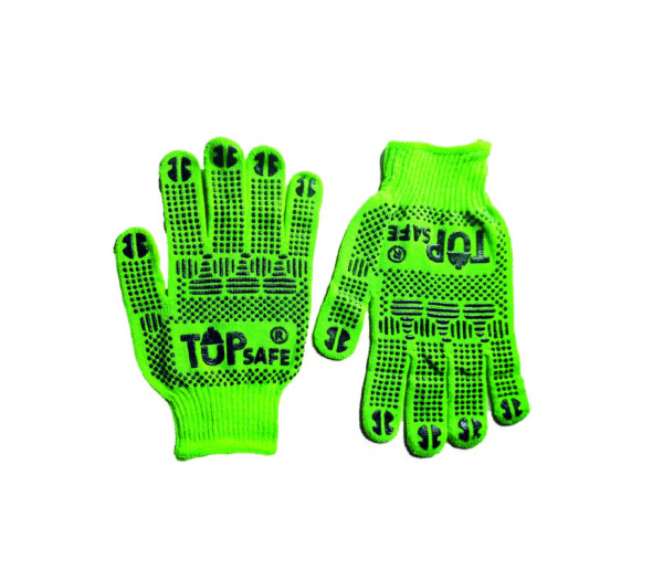 GUANTE GREEN  RAINCOMFORT TEJIDO HILAZA CON PUNTOS PVC DOBLE CARA AMBIDIESTRO BOUYAN TALLA L (ÚNICA)