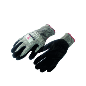 GUANTE SHARK SMOOTH ANTICORTE NIVEL 5 RECUBIERTO EN NITRILO, MATERIAL TEXTIL HDPE BOUYAN TALLA 8,9,10