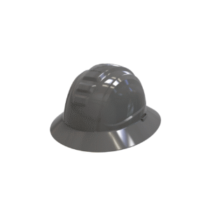 Casco Epi Samurai de seguridad dieléctrico fabricado en material de polietileno de alta densidad Color Gris Marca EPI Referencia CA-P-D21-G