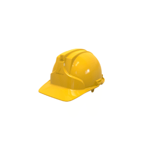 Casco Epi Minero de seguridad con portalámparas, fabricado en polietileno de alta densidad. Ideal para uso en zonas con poca iluminación. Color Amarillo Marca EPI Referencia CA-P-D22-Y
