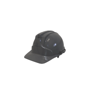 Casco Epi Minero de seguridad con portalámparas, fabricado en polietileno de alta densidad. Ideal para uso en zonas con poca iluminación. Color Gris Marca EPI Referencia CA-P-D22-G