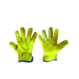 GUANTE CALF 2 GUANTE VAQUETA SENCILLO COLOR AMARILLO, PRODUCCIÓN NACIONAL BOUYAN TALLA L