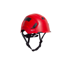 Casco Epi de Rescate para operaciones, trabajos en altura, espacios confinados y actividades de rescate. Color Rojo Marca EPI Referencia CA-G-D30-R