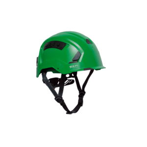Casco Epi de Rescate para operaciones, trabajos en altura, espacios confinados y actividades de rescate. Color Verde Marca EPI Referencia CA-G-D30-GG