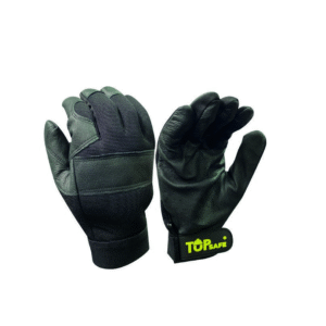GUANTE  BLACK CALF GUANTE 60% VAQUETA NEGRA Y 40% POLIÉSTER CON VELCRO EN PUÑO BOUYAN TALLA L