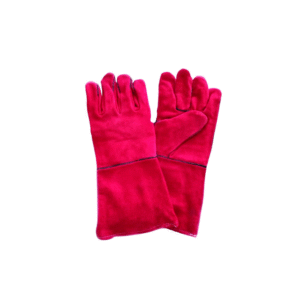 RED GUANTE EN CARNAZA DE PIEL VACUNO ROJO. SUAVE AL TACTO. DULCE ABRIGO. LARGO 14″ BOUYAN