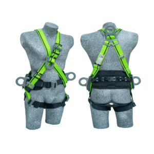 Arnes EPI recubierto Tipo X de 4 argollas con faja lumbar Marca EPI