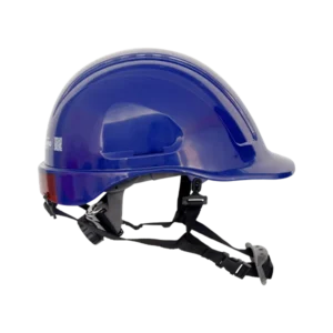 CASCO MOUNTAIN ABS AZUL CON BARBUQUEJO MARCA STEELPRO