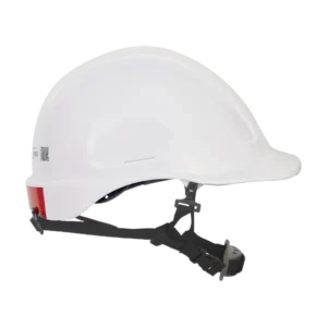 CASCO MOUNTAIN ABS BLANCO CON BARBUQUEJO MARCA STEELPRO