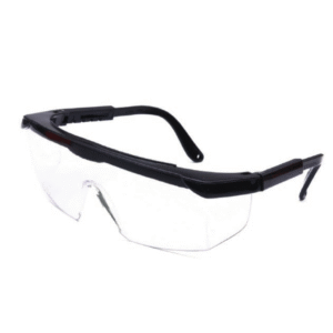 CAPITAN BLACK CLEAR LENTE AJUSTABLE DE POLICARBONATO, MARCO NEGRO, LENTE CLARO BOUYAN TALLA ÚNICA