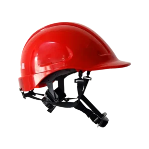 CASCO MOUNTAIN ABS ROJO CON BARBUQUEJO MARCA STEELPRO