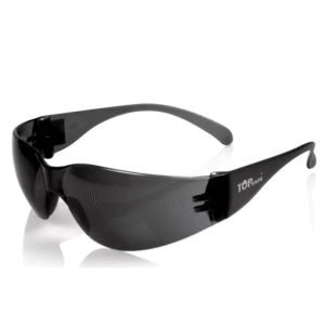 SPIDER AF OSCURO TOPSAFE LENTE EN POLICARBONATO, MARCO EN PVC CON FILTRO UV Y ANTIEMPAÑANTE Y ANTI-RAYADURA. OSCURO BOUYAN