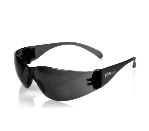 SPIDER AF OSCURO TOPSAFE LENTE EN POLICARBONATO, MARCO EN PVC CON FILTRO UV Y ANTIEMPAÑANTE Y ANTI-RAYADURA. OSCURO BOUYAN